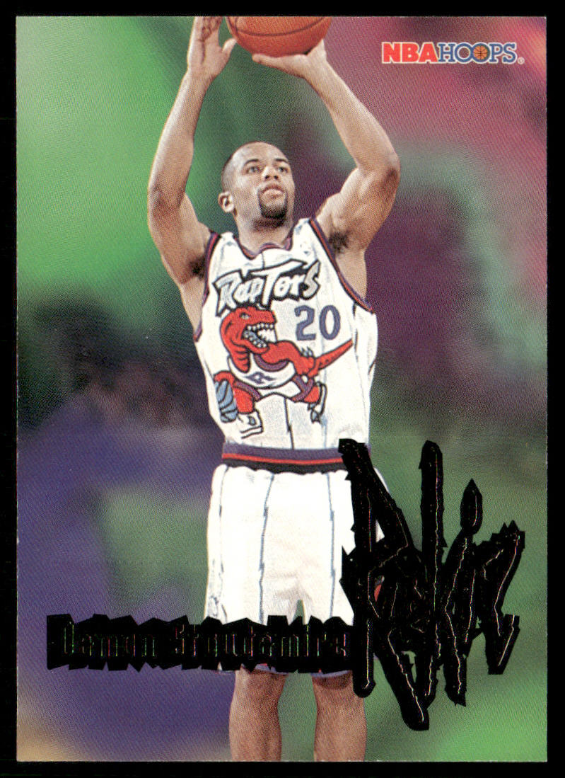 Damon Stoudamire 1995-96 Hoops #286 RC Toronto Raptors
