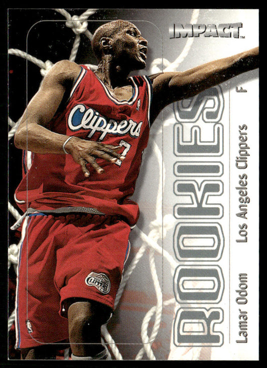 Lamar Odom 1999-00 SkyBox Impact #100 RC Los Angeles Clippers