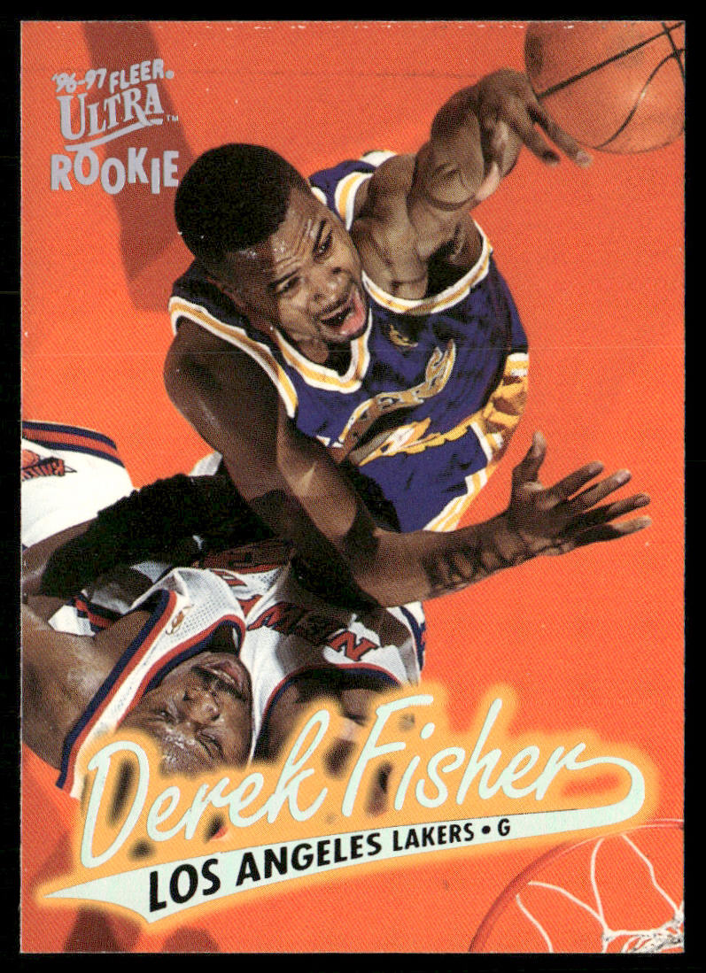 Derek Fisher 1996-97 Ultra #202 RC Los Angeles Lakers