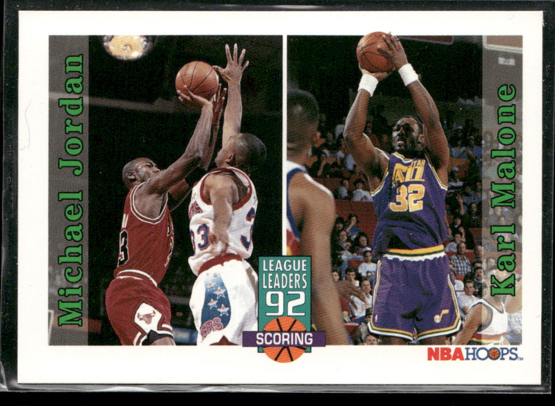 Michael Jordan / Karl Malone 1992-93 Hoops #320