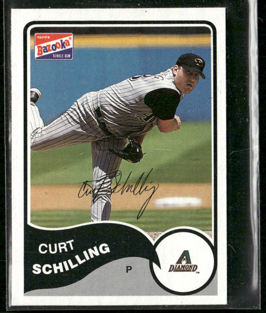 Curt Schilling 2003 Bazooka #70b Arizona Diamondbacks