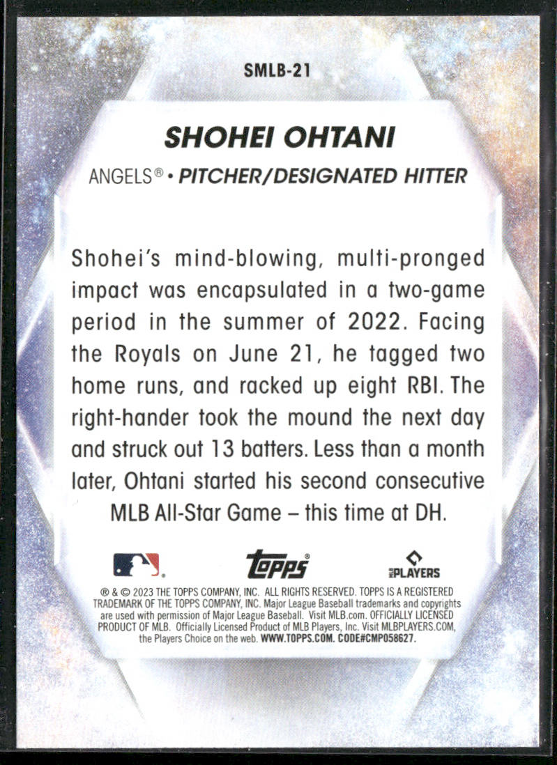 Shohei Ohtani 2023 Topps Stars of MLB #SMLB-21 Los Angeles Angels