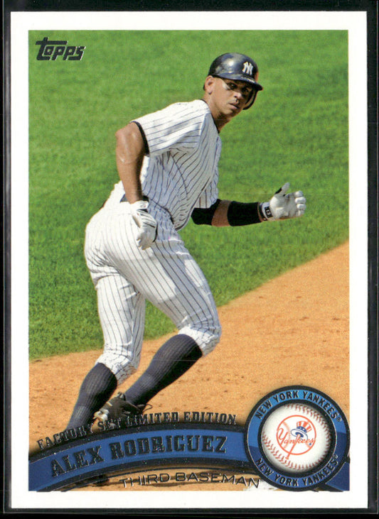 Alex Rodriguez 2011 Topps Factory Set Bonus: Limited Edition #50 Yankees