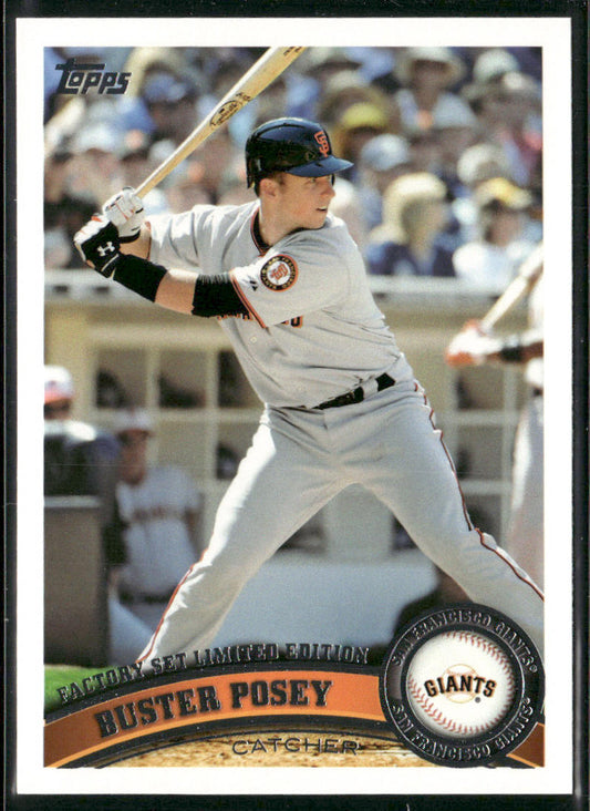 Buster Posey 2011 Topps Factory Set Bonus: Limited Edition #198 Giants