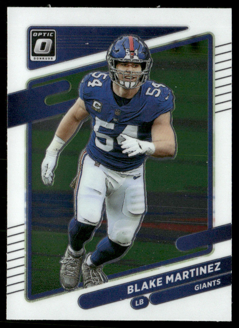 Blake Martinez 2021 Donruss Optic #17 New York Giants