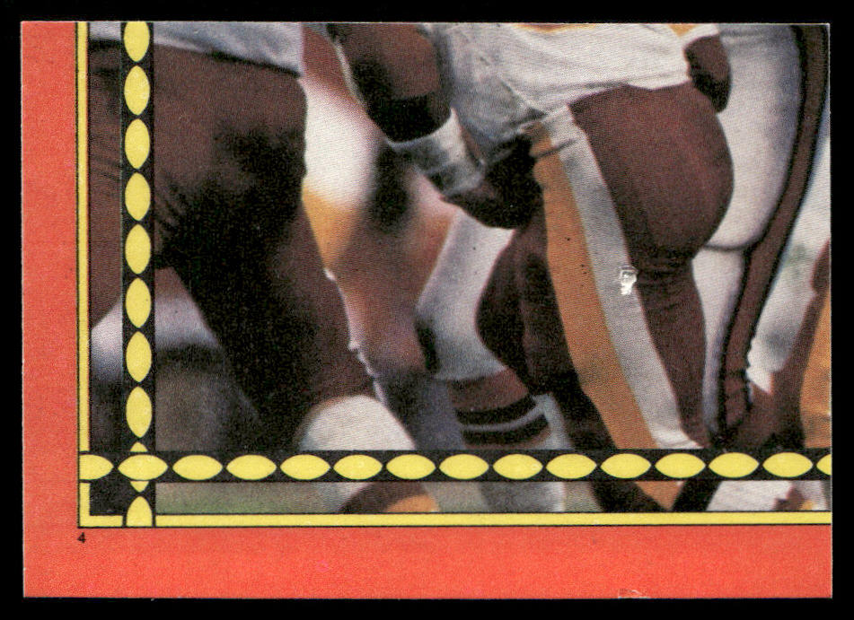 Super Bowl XXII 1988 Topps Stickers #4d James Jones 63 back