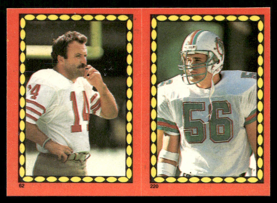 Ray Wersching / John Offerdahl 1988 Topps Stickers #62 / 220