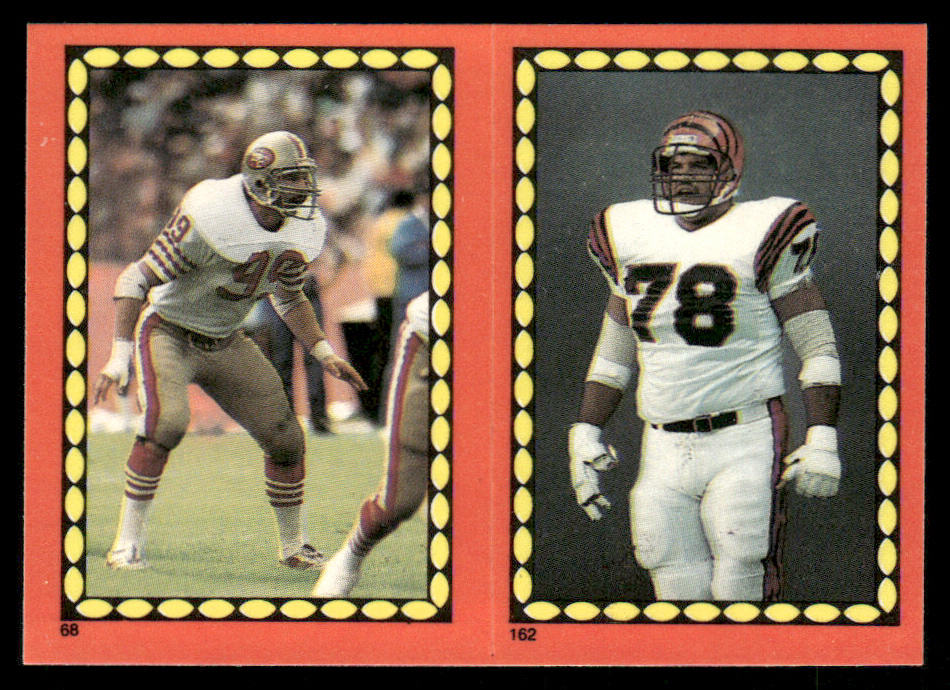 Michael Walter / Anthony Munoz 1988 Topps Stickers #68 / 162 Kevin Mack 14 back