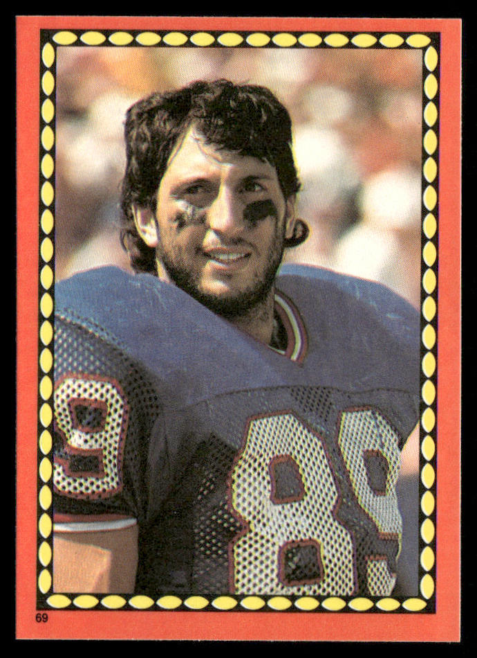 Mark Bavaro 1988 Topps Stickers #69d Charles White 47 back New York Giants