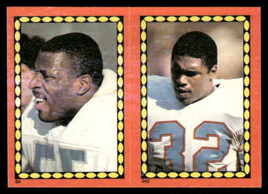 Michael Cofer / Highsmith 1988 Topps Stickers #84 / 242b Curtis Adams 32 back
