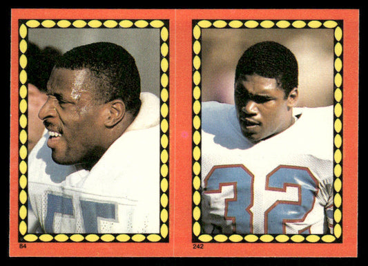 Michael Cofer / Highsmith 1988 Topps Stickers #84 / 242c Mike Quick 39 Back
