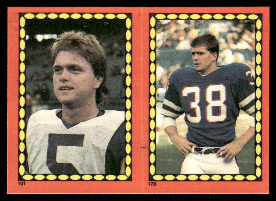 Dale Hatcher / Mark Kelso 1988 Topps Stickers #101 / 170 Doug Williams 1 Back