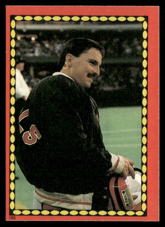 Jim Breech 1988 Topps Stickers #163b Anthony Carter 24 back Cincinnati Bengals