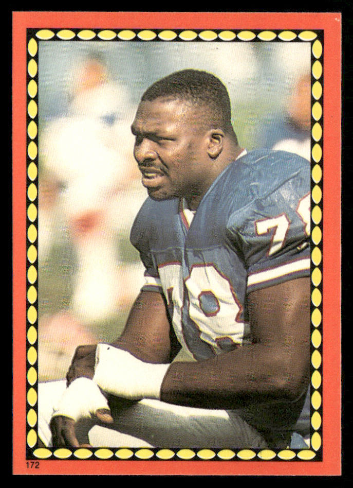 Bruce Smith 1988 Topps Stickers #172d Marcus Allen 54 Back Buffalo Bills