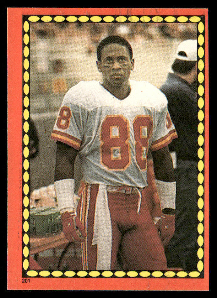 Carlos Carson 1988 Topps Stickers #201b Steve Largent 22 Back Kansas City Chiefs