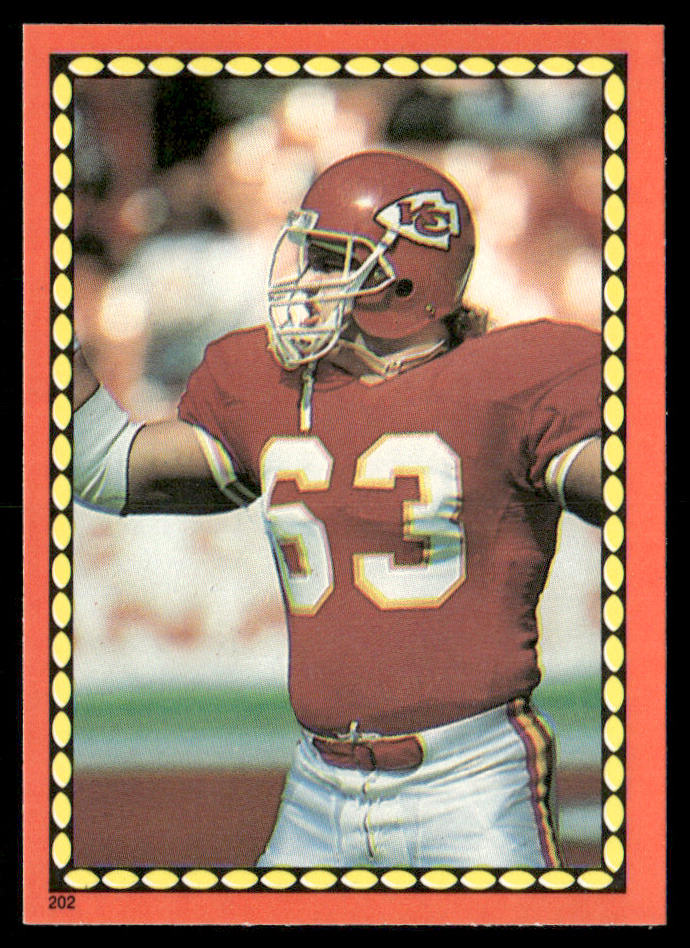 Bill Maas 1988 Topps Stickers #202c Troy Stradford 30 Back Kansas City Chiefs