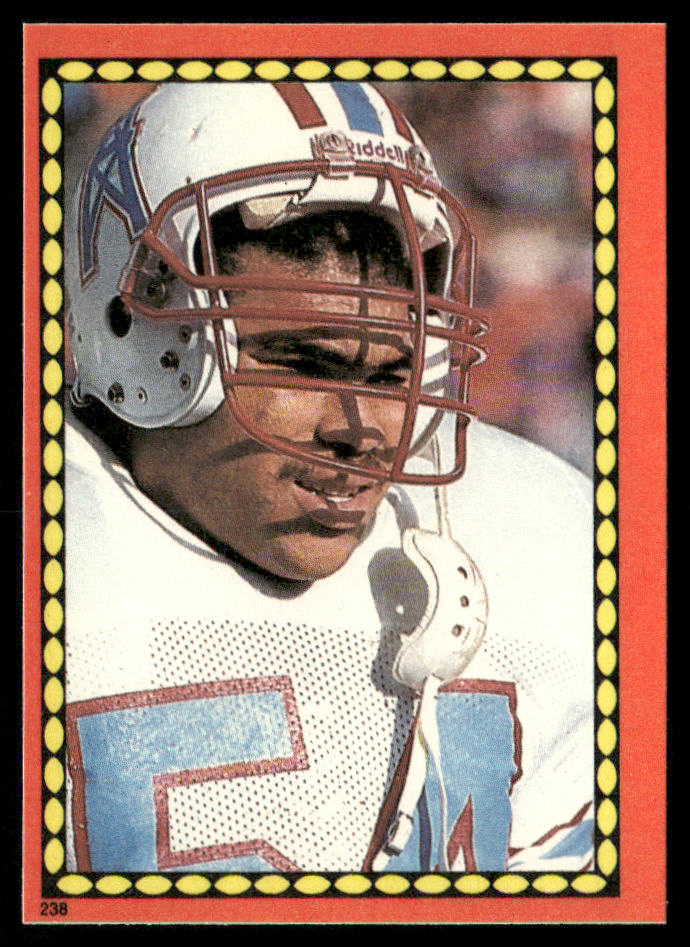 Al Smith 1988 Topps Stickers #238b Neal Anderson 11 Back Houston Oilers