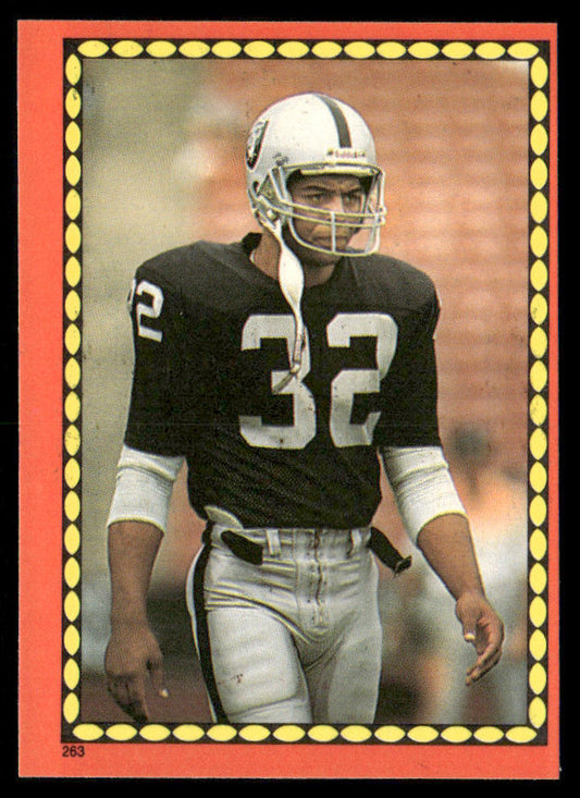 Marcus Allen 1988 Topps Stickers #263a Gary Clark 2 Back Los Angeles Raiders