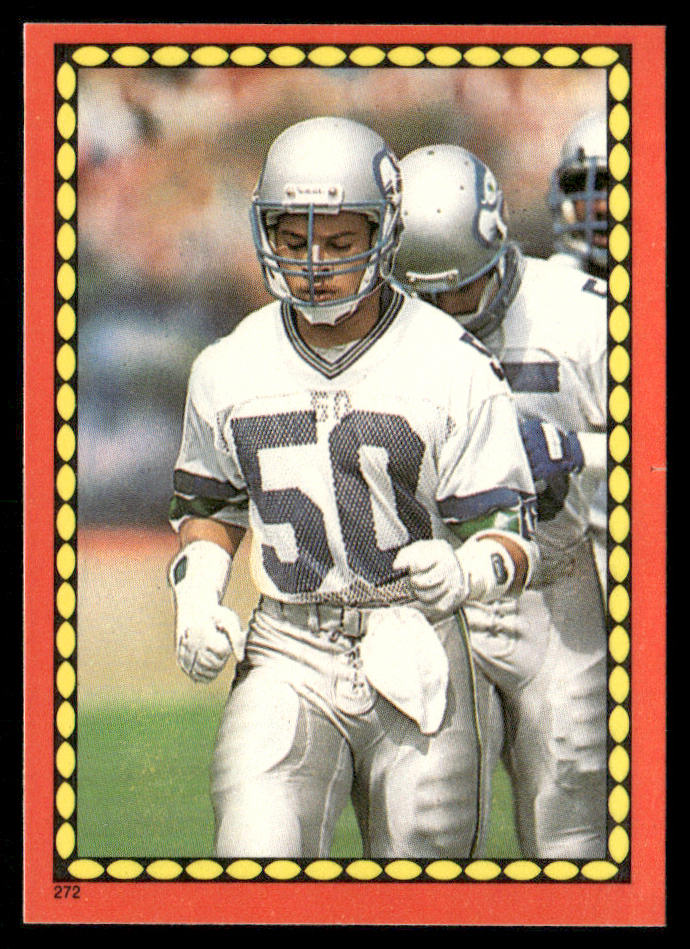 Fredd Young 1988 Topps Stickers #272b Kellen Winslow 33 Back Seattle Seahawks
