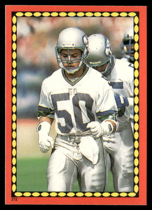 Fredd Young 1988 Topps Stickers #272a Rueben Mayes 9 back Seattle Seahawks