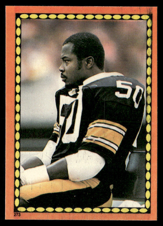 David Little 1988 Topps Stickers #273a Vance Johnson 5 Back Pittsburgh Steelers