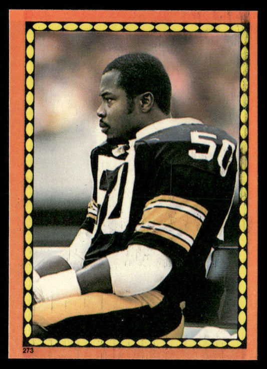 David Little 1988 Topps Stickers #273a Vance Johnson 5 Back Pittsburgh Steelers