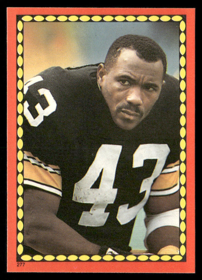 Earnest Jackson 1988 Topps Stickers #277b Neal Anderson 11 Back Steelers
