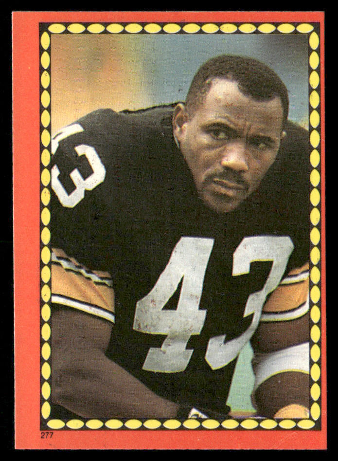 Earnest Jackson 1988 Topps Stickers #277a Vance Johnson 5 back Steelers