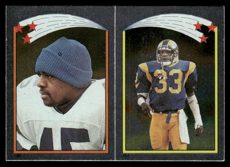 Kenny Easley / White AP, FOIL 1988 Topps Stickers #136 / 155 J.T. Smith 42