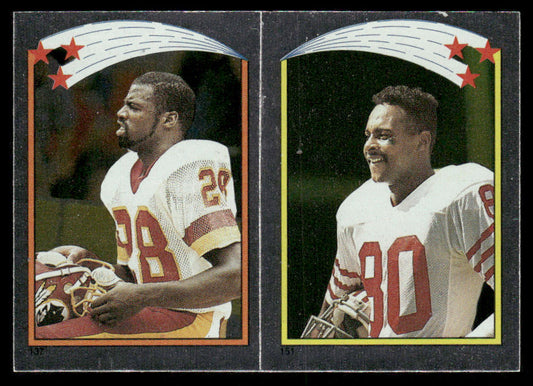 Darrell Green / Jerry Rice AP, FOIL 1988 Topps Stickers #137 / 151 Warren Moon