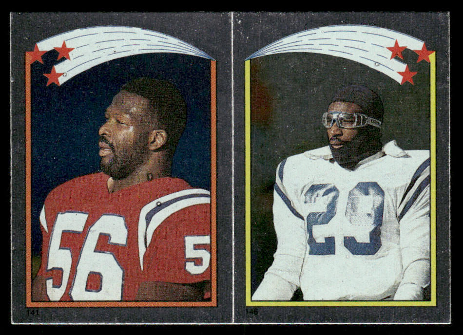 Tippett / Dickerson AP, FOIL 1988 Topps Stickers #141 / 146 Neal Anderson 11