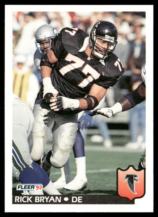 Rick Bryan 1992 Fleer #2 Atlanta Falcons