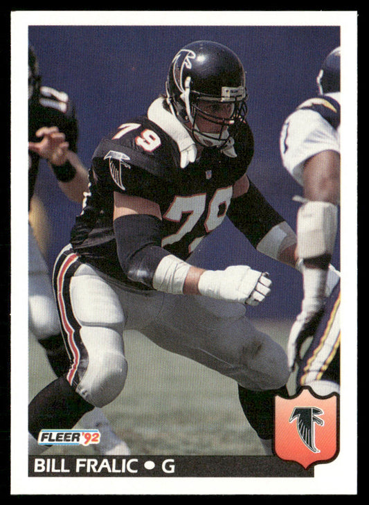 Bill Fralic 1992 Fleer #5 Atlanta Falcons
