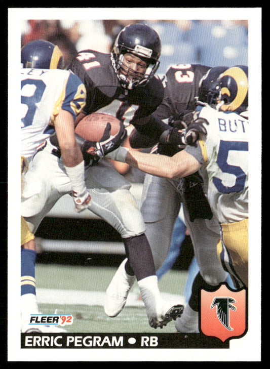 Erric Pegram 1992 Fleer #13 Atlanta Falcons