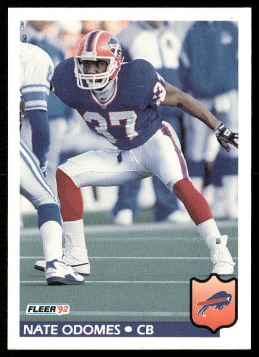 Nate Odomes 1992 Fleer #27 Buffalo Bills
