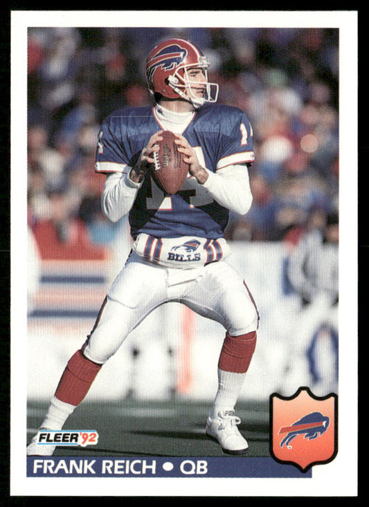 Frank Reich 1992 Fleer #28 Buffalo Bills