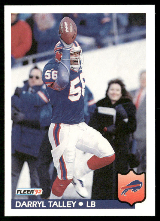 Darryl Talley 1992 Fleer #31 Buffalo Bills