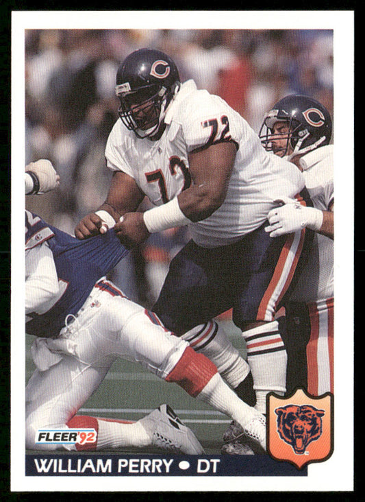 William Perry 1992 Fleer #45 Chicago Bears
