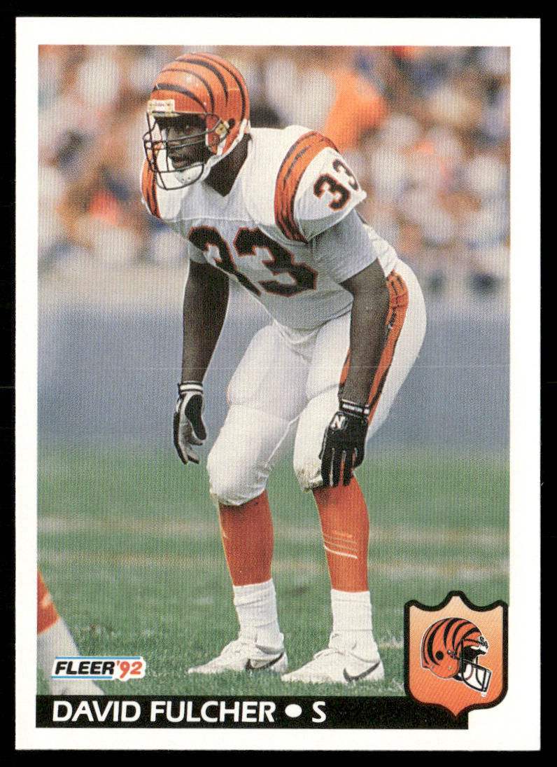 David Fulcher 1992 Fleer #55 Cincinnati Bengals