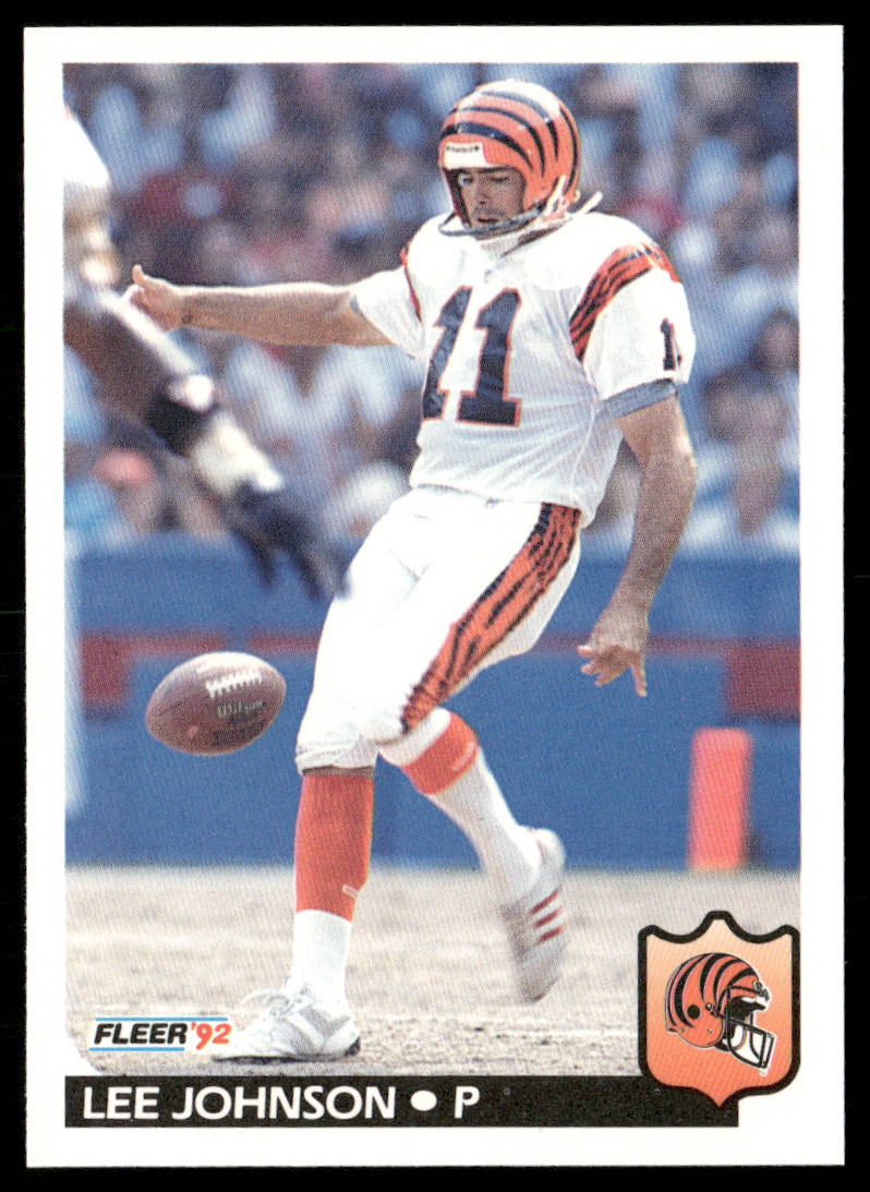Lee Johnson 1992 Fleer #59 Cincinnati Bengals