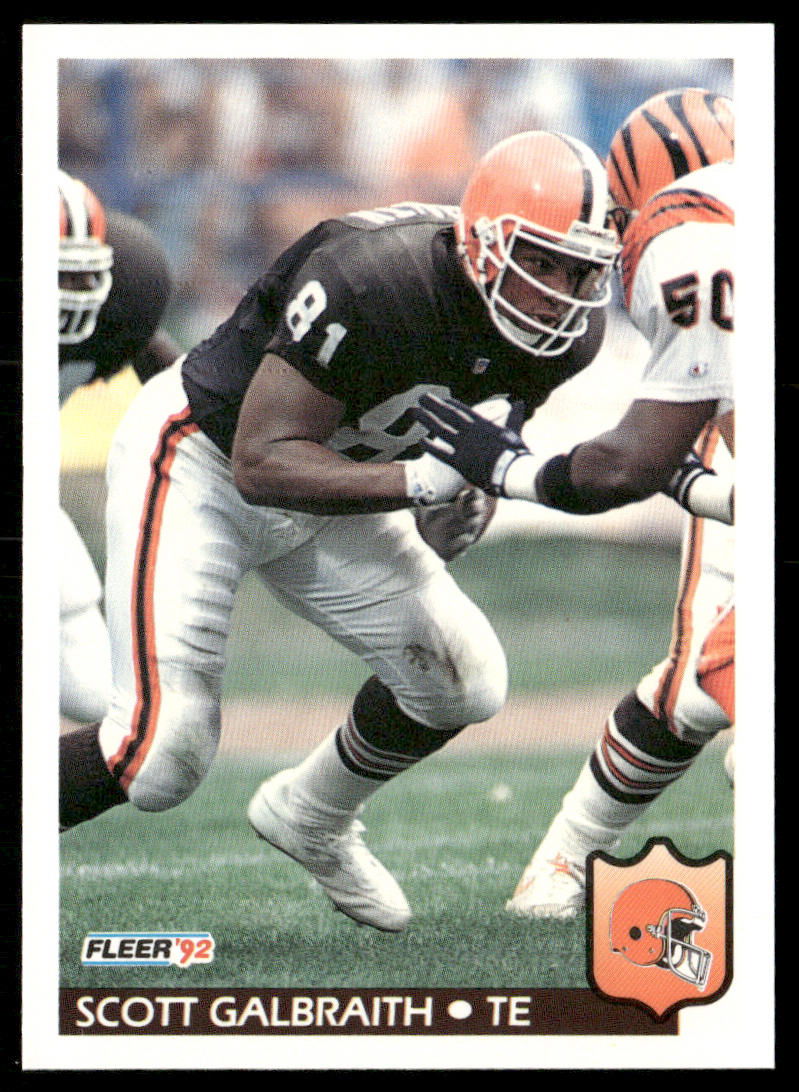 Scott Galbraith 1992 Fleer #67 RC Cleveland Browns