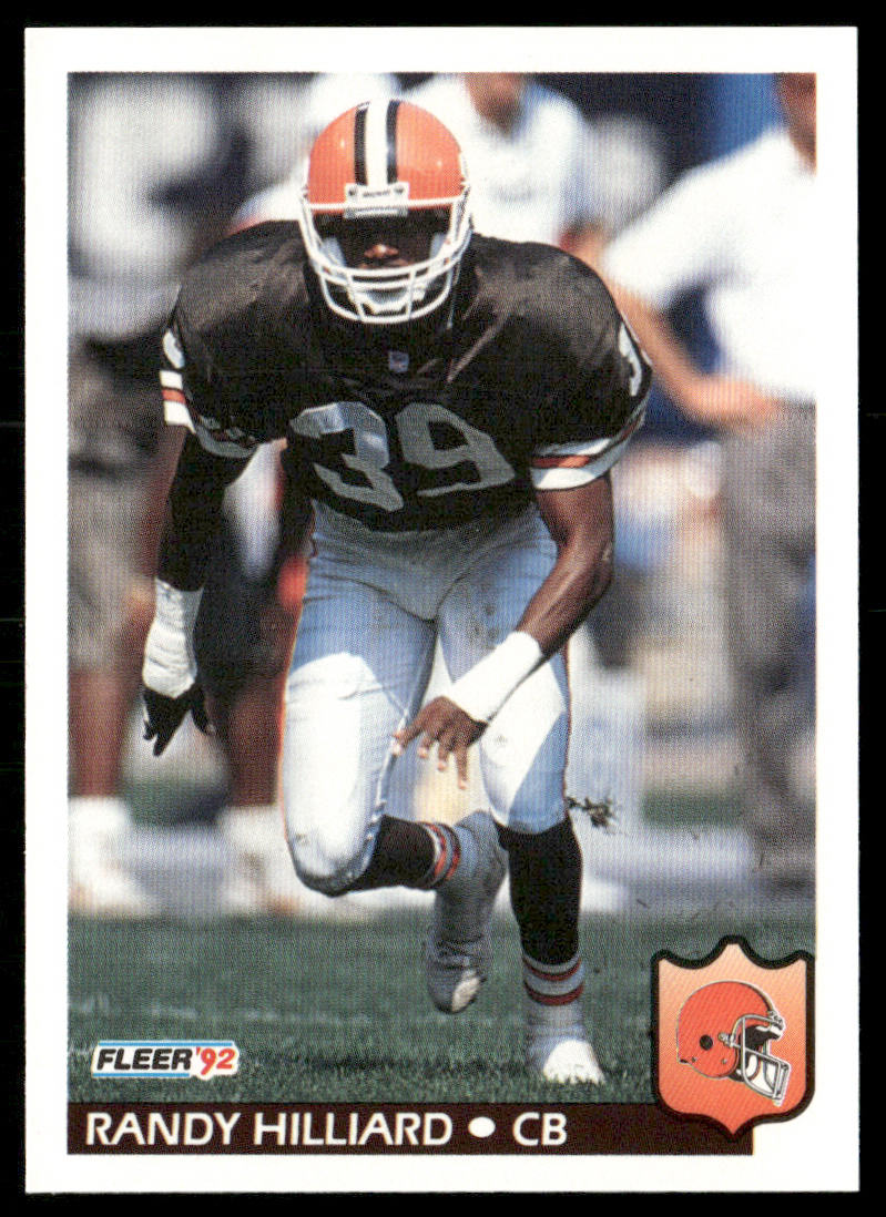 Randy Hilliard 1992 Fleer #68 RC Cleveland Browns