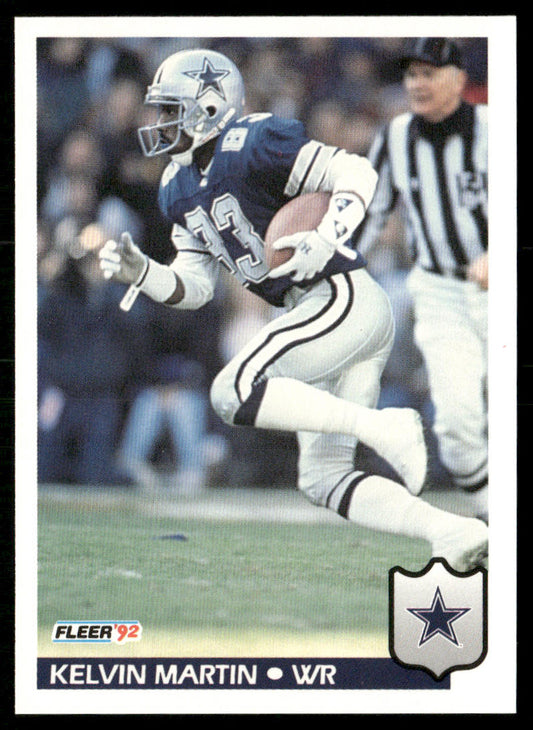 Kelvin Martin 1992 Fleer #85 Dallas Cowboys