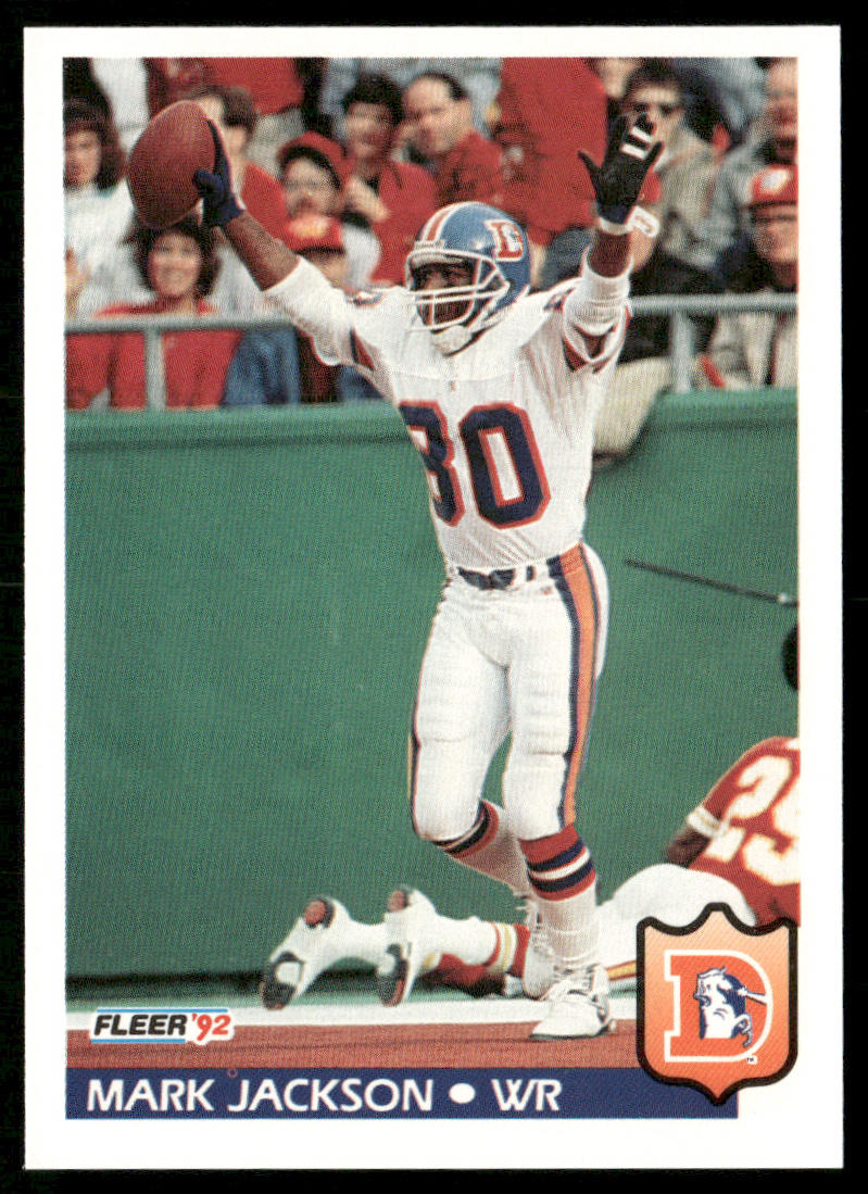 Mark Jackson 1992 Fleer #97 Denver Broncos