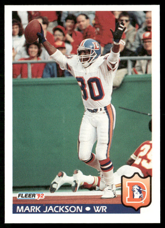 Mark Jackson 1992 Fleer #97 Denver Broncos