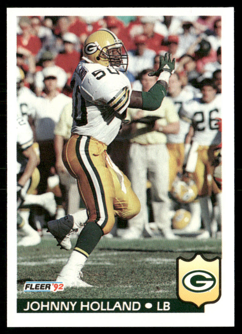 Johnny Holland 1992 Fleer #129 Green Bay Packers