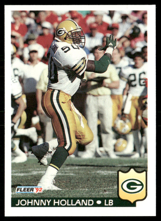 Johnny Holland 1992 Fleer #129 Green Bay Packers