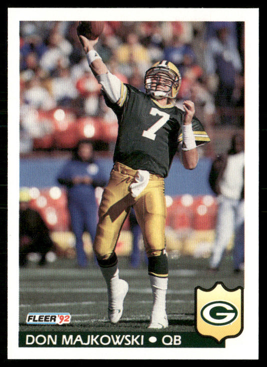 Don Majkowski 1992 Fleer #131 Green Bay Packers