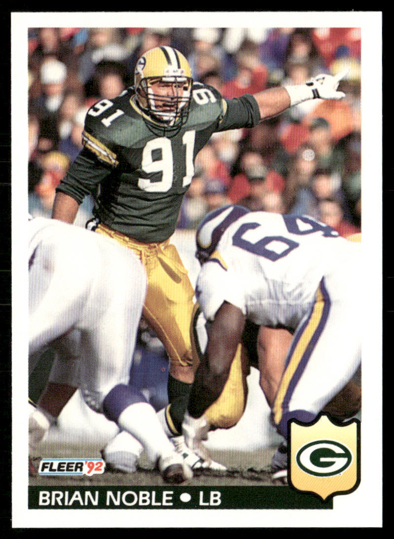 Brian Noble 1992 Fleer #133 Green Bay Packers