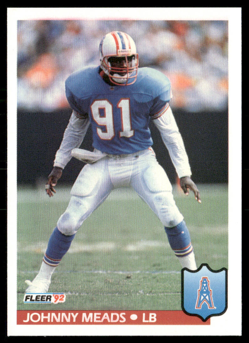Johnny Meads 1992 Fleer #152 Houston Oilers